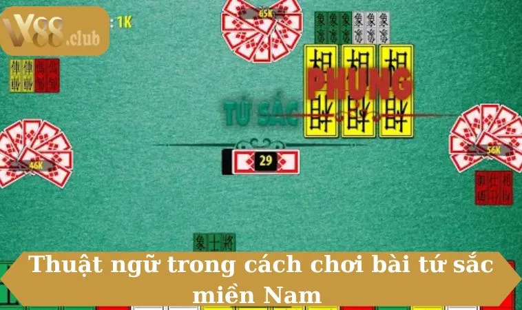 Thuật ngữ trong cách chơi bài tứ sắc miền Nam