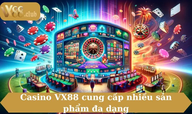 Casino cung cấp nhiều sản phẩm đa dạng
